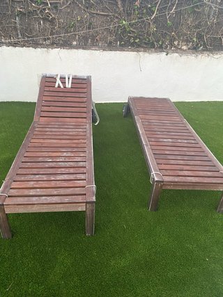 Tumbonas de madera Ikea
