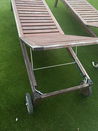 Tumbonas de madera Ikea