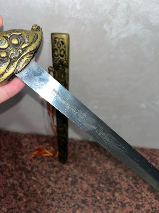 Espada China Jian Vintage Decorativa