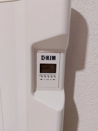 Radiador eléctrico HIM blanco