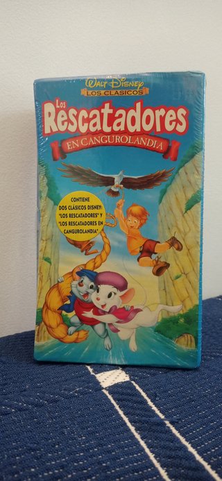 Pack VHS Los Rescatadores Disney Precintado