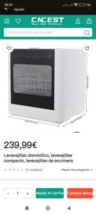 Lavavajillas portátil KeHot