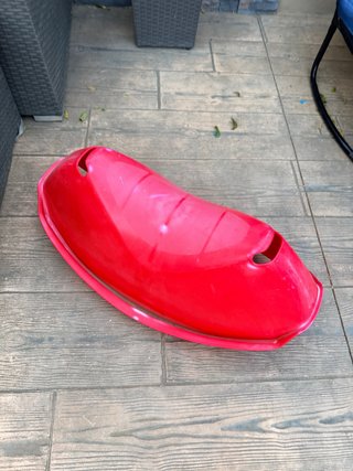 Balanza infantil roja