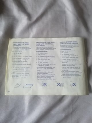Golden Axe Sega Master System