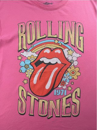Graphic Tee Rolling Stones Pink Hot Lips 1971