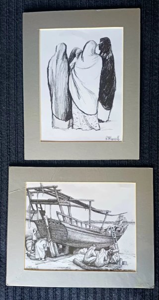 4 serigrafías de Rosemary Morrell firma a lapiz