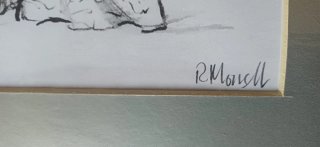 4 serigrafías de Rosemary Morrell firma a lapiz