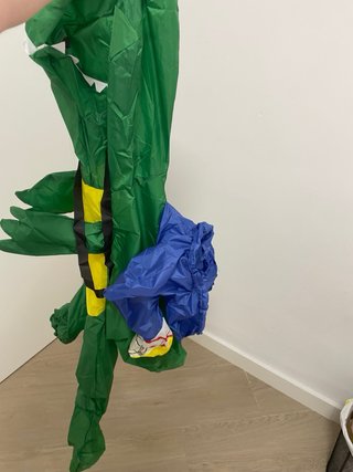 Disfraz inflable dinosaurio T-Rex talla M