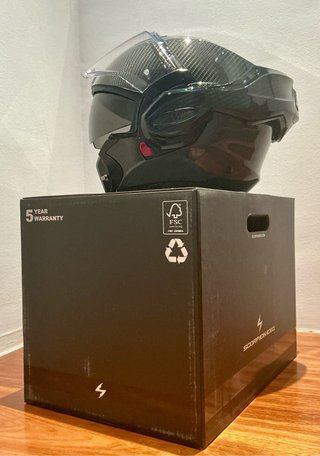 Casco Scorpion Exo Tech Evo Carbon talla XXL