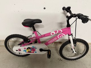 Bicicleta infantil rosa DENBIKE 4-8 años