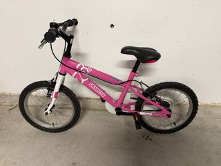 Bicicleta infantil rosa DENBIKE 4-8 años