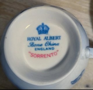 Juego de té Royal Albert porcelana flores