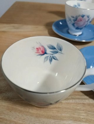 Juego de té Royal Albert porcelana flores