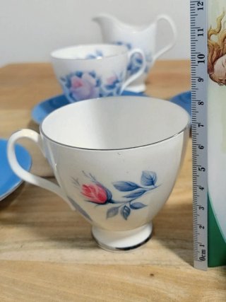 Juego de té Royal Albert porcelana flores