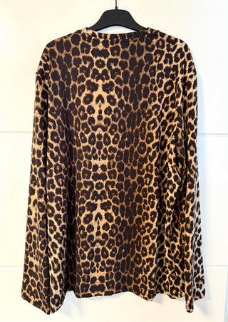 Camiseta Shein Leopardo Manga Larga Talla L