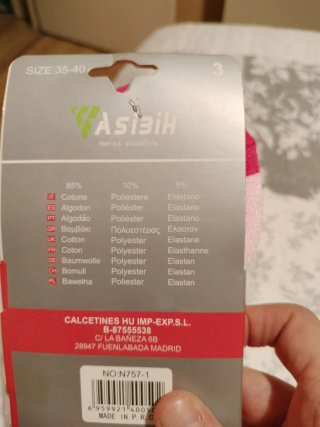 Calcetines deportivos mujer Asibik 3 pares