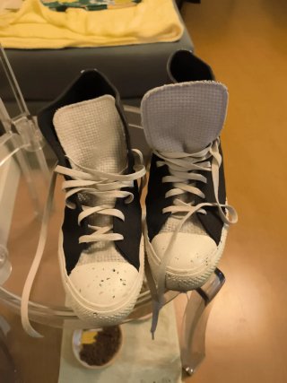 Converse All Star Botas Negras Blancas