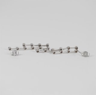 Pendientes en oro blanco 18k con diamantes