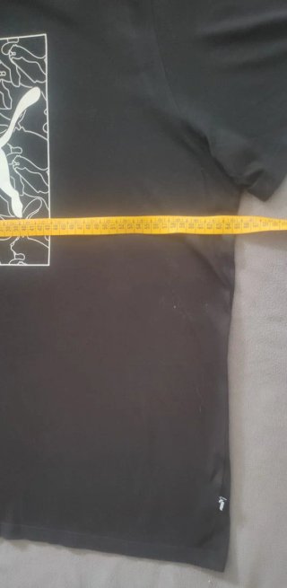 Camiseta Puma Logo Box Negra XXL