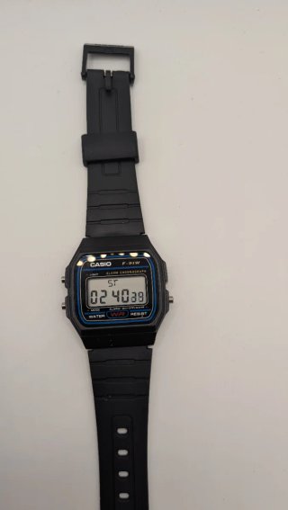 Reloj Casio F-91W negro