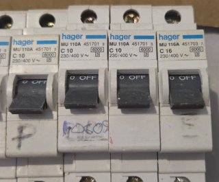 Diferencial cuadro Eléctrico Hager C10 C16