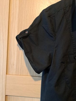 Blusa C&A Preta Manga Curta