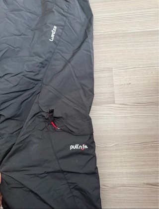 Pantalones de esquí negros con tirantes