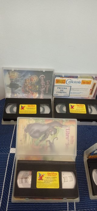 Lote 5 VHS Disney