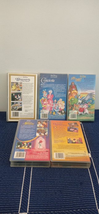 Lote 5 VHS Disney