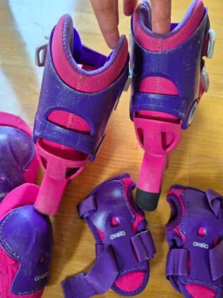 Patines Oxelo Talla 30-32 + Protecciones