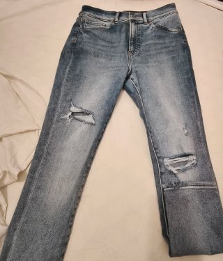 Pantalones Calvin Klein Jeans Azules Rotos