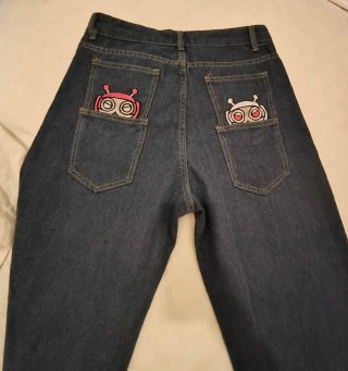 Pantalones Calvin Klein Jeans Azules Rotos