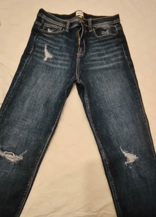 Pantalones Calvin Klein Jeans Azules Rotos