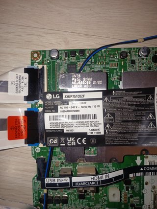 Placa Base TV LG 43UP751C0ZF