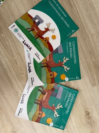 Libros santilla de conocimiento del medio