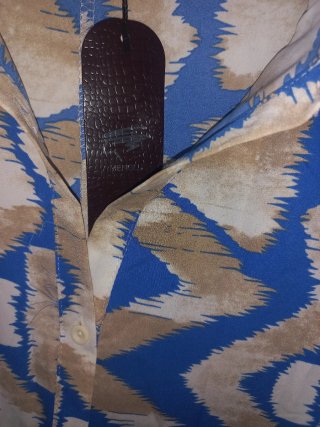 Vestido MENSIU estampado zig-zag