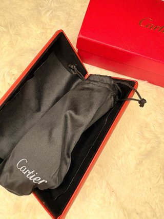 Gafas Cartier Negro y Dorado