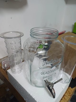 Dispensador de Bebidas de Vidrio 4 litros !!NUEVO!