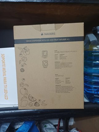Dispensador de Bebidas de Vidrio 4 litros !!NUEVO!