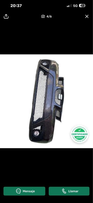 Parachoques Seat Ibiza 6J (2008-2017) Delantero y