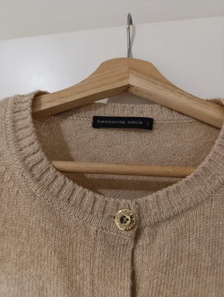 Jersey Purificación García Beige Talla L