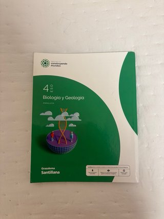 Pack libros Biología y Geología 4º ESO Santillana