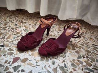 Sandalias Adolfo Dominguez Piel Morado