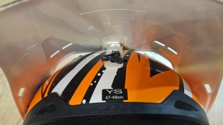 Casco Motocross Infantil Naranja V1