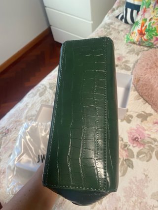 Bolso JW PEI verde cocodrilo