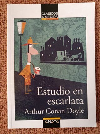 Libro juvenil "Estudio en escarlata"