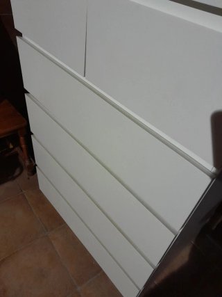 Sinfonier blanco Ikea 6 cajones