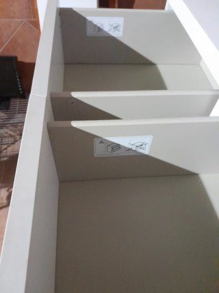 Sinfonier blanco Ikea 6 cajones