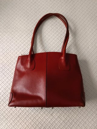 Bolso Lotusse Color Teja Piel