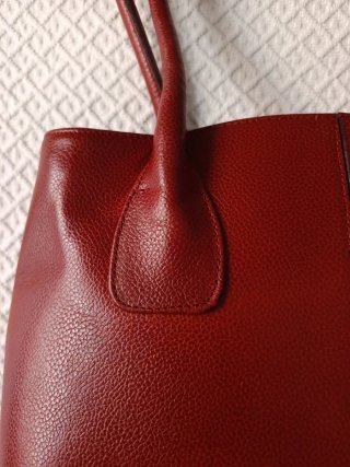 Bolso Lotusse Color Teja Piel